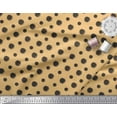 thumbnail image 2 of Soimoi Orange Heavy Canvas Fabric Dots Dots Printed Craft Fabric by the Yard 58 Inch Wide, 2 of 3