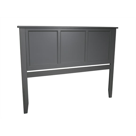 AFI Madison Headboard with Turbo Charger-Finish:Grey,Size:Queen