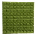 thumbnail image 3 of Yunuqso 81 Pockets Vertical Felt Garden Plant Growing Container Bags Wall Hanging Planter (Green), 3 of 8