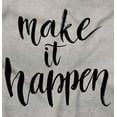 thumbnail image 2 of Make it Happen Motivational Gym Women's Plus Size Graphic Tee Brisco Brands 3X, 2 of 4