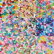 20000 Pcs 3D Nail Art Charms Accessories Supply for DIY, Assorted Slime Slices Set
