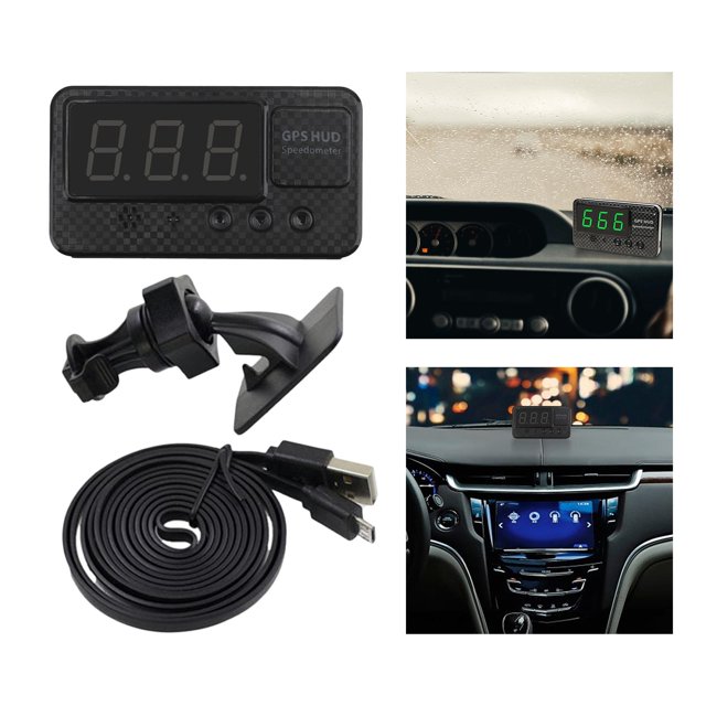 Velocímetro para coche, odómetro, fuentes grandes, advertencia de de , pantalla LED, pantalla frontal para Golf, todos los C60s DYNWAVEMX Velocímetro de coche