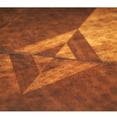 thumbnail image 5 of Windsor Court Traditional Wood Gathering Table - Vintage Brown Fruitwood, 5 of 7