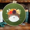 thumbnail image 3 of Guozer Embroidery Kits for Adults, Beginner-Friendly Embroidery Kit: All-Inclusive DIY Starter Set with Hoop, Fabric & Video Tutorial, 3 of 5