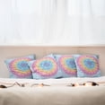 thumbnail image 3 of Ambesonne Ethnic Throw Pillow Cover 4 Pack, Fantasy Round, 20", Multicolor, 3 of 6