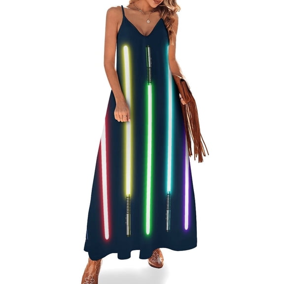 Lightsaber Sleeveless Dress Loose Women's Dress Dresses Luxury Evening Dresses