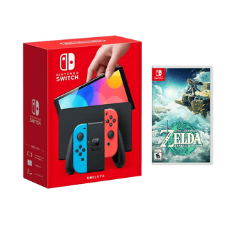 Nintendo Switch Neon Blue/Red Joy-Con HAC-001 Game Console w