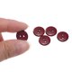 thumbnail image 4 of Botón de costura Uxcell 10Pcs 1/2" (12.5mm) 2 agujeros de resina botones de reemplazo de manualidades, rojo oscuro, 4 of 5