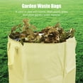 thumbnail image 2 of Sacs pour Déchets de Jardin avec Poignées Sacs de Jardin Réutilisables Sac pour Feuilles de Cour pour la Collecte des Déchets de Jardin Herbe et Feuilles Bac de Collecte de Déchets pour Piscine, 2 of 7