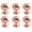 Rose Gold, variant on HDJNal 6 Pcs Creative Pigeon Eggs Furniture Pulls Dresser Knobs,Zinc Alloy Rose Gold Furniture Handles Decorative Ball Cabinet Knobs Door Handles, with Mounting Screws