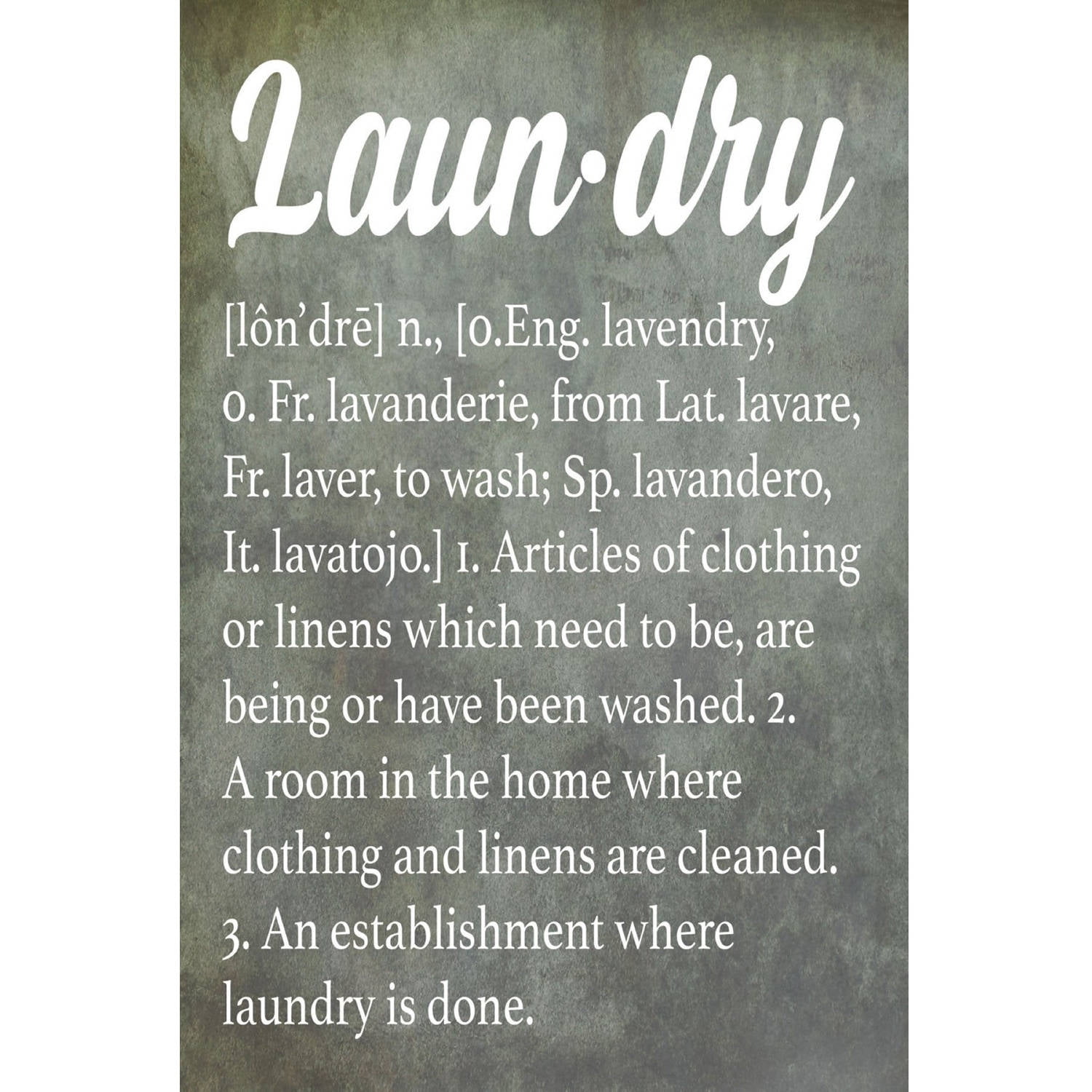 "Vintage Laundry" Painting Print on Wrapped Canvas
