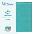 thumbnail image 2 of Cotton Paradise 100% Cotton 4 Piece Turkish Bath Towel Set, Soft Plush Towels Clearance Bathroom Set, Turquoise Blue, 2 of 7