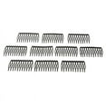 thumbnail image 4 of Peines negros para peluca 10 piezas Perfecl de Metal y acero sin pegamento, 4 of 8