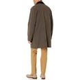 thumbnail image 2 of Men's Single Breasted Olive 3/4 Length All Year Round Raincoat, 2 of 5