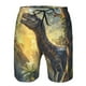 thumbnail image 3 of Fotbe Sunshine Jungle Dinosaur Trajes de Baño Estampados para Hombre, Shorts de Verano de Secado Rápido, Ropa de Playa, Bañadores-Small, 3 of 6