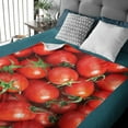 thumbnail image 3 of Tomatoes Blanket Throw Super Soft and Cozy Blankets for Home Decoration, Couch, Bed, Sofa 60 in x 50 in Medium for Teen for All Seasons, 3 of 6