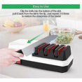 thumbnail image 3 of Electric Knife Sharpener- Knife Sharpeners, 3 Stage Electric Knife Sharpener, 3-Stage, White EU Plu, 3 of 5