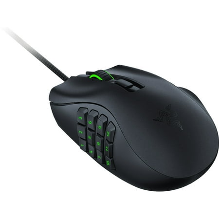 Razer - Naga X Wired with 16 buttons and Chroma RGB Lighting Optical Gaming Mouse - Black