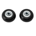 thumbnail image 4 of 2 Pcs Roues Pivotantes de Valise de Remplacement Silencieuses en Caoutchouc Roulements Kits de Réparation 40mm X 18mm, 4 of 5