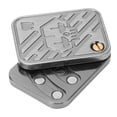 thumbnail image 4 of Deslizador De Empuje Magnético Para La Yema Del Dedo, Pista De Doble Fila Con Sonido Nítido Plata K Aleación De Zinc EDC Tarjeta De Empuje Magnética Segura Para Viajar ANGGREK EDC Magnetic Push Slider, 4 of 8