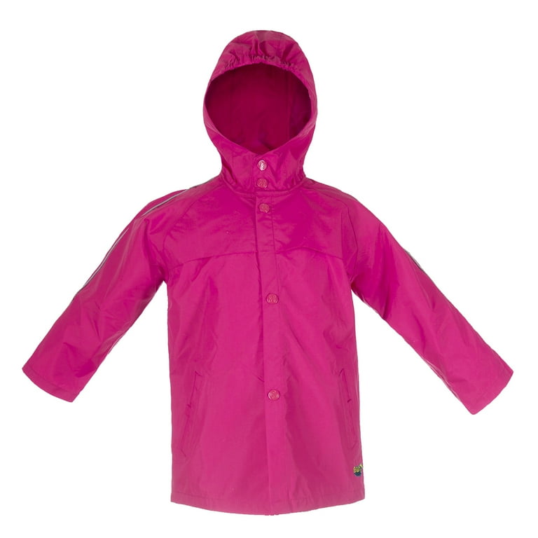 Neon Pink Rain Jacket