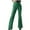 Green-08, variant on REALiKUN Women's Lace Up Front Faux Leather Flare Pants High Waisted Straight Leg Bell Bottom PU Leather Pants