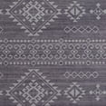 thumbnail image 5 of Contemporary Home Living 3' x 5' Southwest Geometric Diamond Area Throw Rug - Gray and Cream, 5 of 9