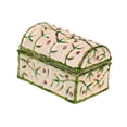 thumbnail image 2 of Joyero con de esmalte, caja de regalo de recuerdo, estuche de escritorio para guardar anillos, colgantes y amuletos, decoración del hogar. Rosa, 2 of 10