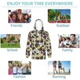 thumbnail image 6 of Bingfone Happy Skeleton Pattern Youth Classic Hoodies Soft Hooded Pullover Sweatshirts for Girls and Boys, 6 of 6