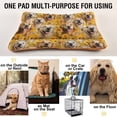 thumbnail image 5 of Iauyy 18x24inch Washable Dog Bed Mats, 4cm Thick Comfort Pet Bed with Non-Slip Bottom for Crates, Indoors & Outdoors - Puppy Essentials,Silly Dog, 5 of 5