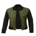 thumbnail image 4 of PENGXIANG Veste en Jean Décontractée à Demi-Zip pour Femmes, 4 of 6