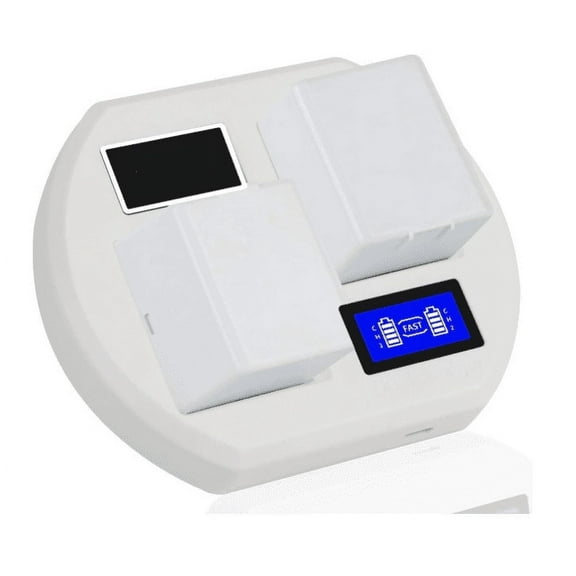 Upgraded Charger Station for Arlo, Dual Rechargeable Batteries and Charging Station Compatible for Arlo Pro/Pro 2/Go Camera (No Batteries)