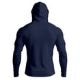 thumbnail image 6 of Inglocry UPF 50+ Sun Protection Hoodie Men with Mask Quick Dry Long Sleeve Fishing Hiking Shirts UV Rash Guard Lightweight Navy L, 6 of 9