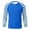 Blue, variant on Striped Long Sleeve Crew Neck T-Shirt, Soft Cotton Spandex Basic Pullover for Daily Wear