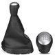 thumbnail image 1 of Funda protectora para pomo de cambio de marchas Shaofei de cuero sintético 6 velocidades color negro, 1 of 5