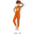 thumbnail image 4 of Greeniant Traje de neopreno para niños engrosado, cómodo, para niños, ropa de surf para mantener el calor, ropa de baño para niños y niñas con mangas Deportes acuáticos Naranja SG Greeniant OD003683-09, 4 of 6