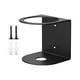 thumbnail image 3 of Organizador de soporte para botellas de spray, estante de almacenamiento resistente montado en la pared para espacio de trabajo de baño, negro Un solo agujero, 3 of 8