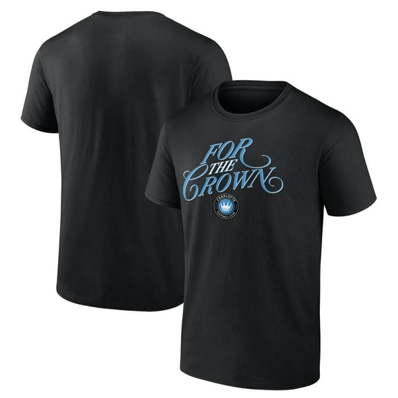 Men's Black Charlotte FC Hometown Collection Logo T-Shirt