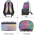 thumbnail image 6 of Yuyamidu Axolotl Print 17 Inch Kids Backpack for Ages 6-18 Girls Elementary Middle High School Schoolbag with Adjustable Padded Straps Colorful Bling Axolotl Boohbag for Back to School, 6 of 7