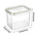 thumbnail image 5 of Granos almacenamiento transparente plástico, lata de comida para cocina, tanque de almacenamiento de snacks, granjas para hogar, almacenamiento de granos para cocina, contenedor de alimentos, 5 of 8