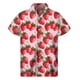 thumbnail image 4 of Camisa con estampado 3D de cerezas, manzanas y fresas para hombre, camisas hawaianas de verano con botones, manga corta, solapas sueltas, blusa hawaiana, 4 of 4