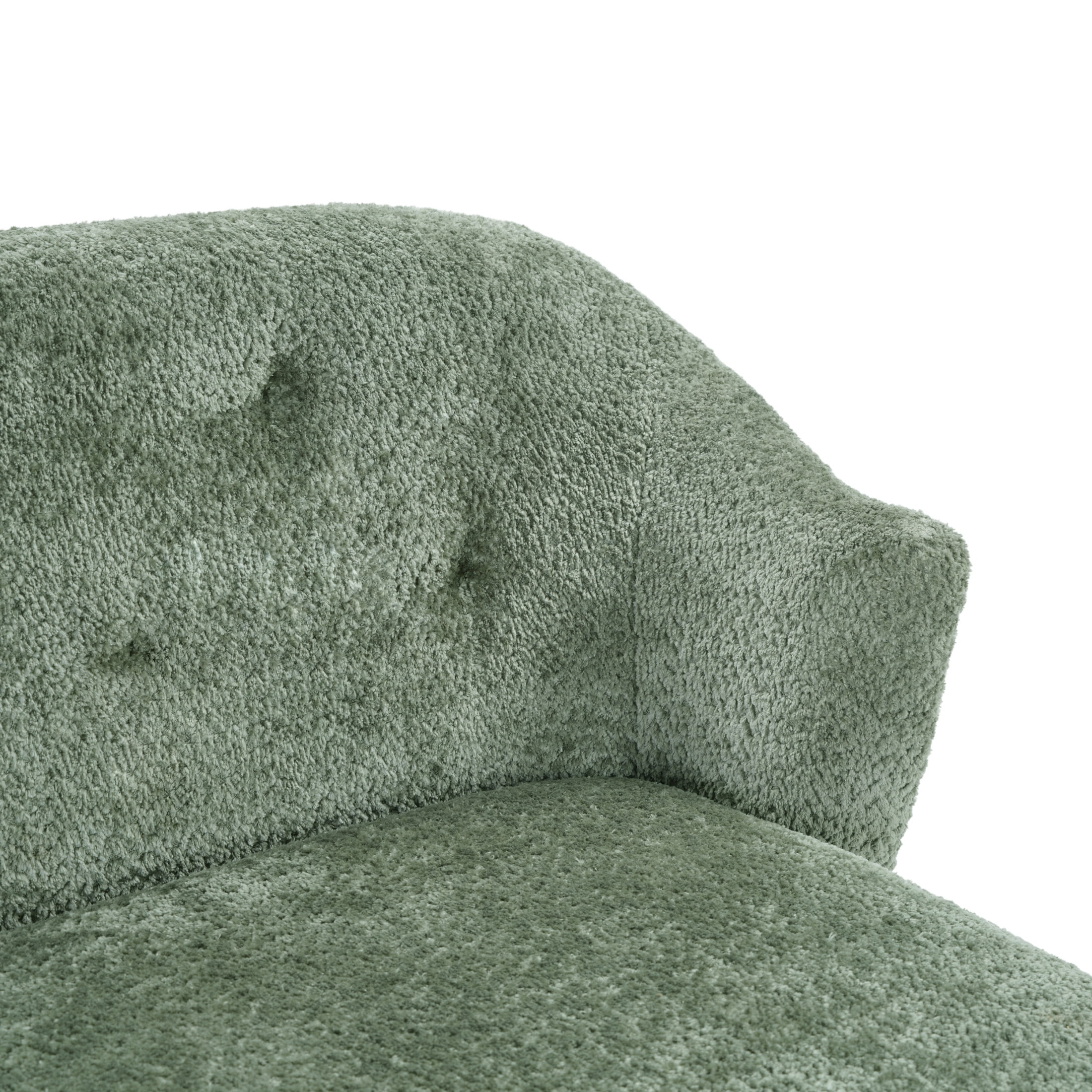 Christopher Knight Home Modern Tufted 3-Seater Sofa, Plush Upholstered Couch with Wood Legs, Green