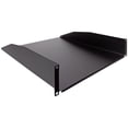 thumbnail image 2 of Navepoint 2U 19-Inch Rack Mount Cantilever Server Cabinet Shelf with Lip 18-Inches Deep Black, 2 of 4