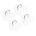 thumbnail image 2 of 4 Pcs D Ring Patch Stainless Steel D Ring Pad for Inflatable Boat Surfboard Dinghy Paddle Board White, 2 of 14