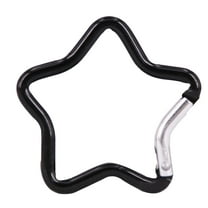 Aluminum Alloy Outdoor Star Shaped Spring Snap Locking Carabiner Clip For Backpack Camping