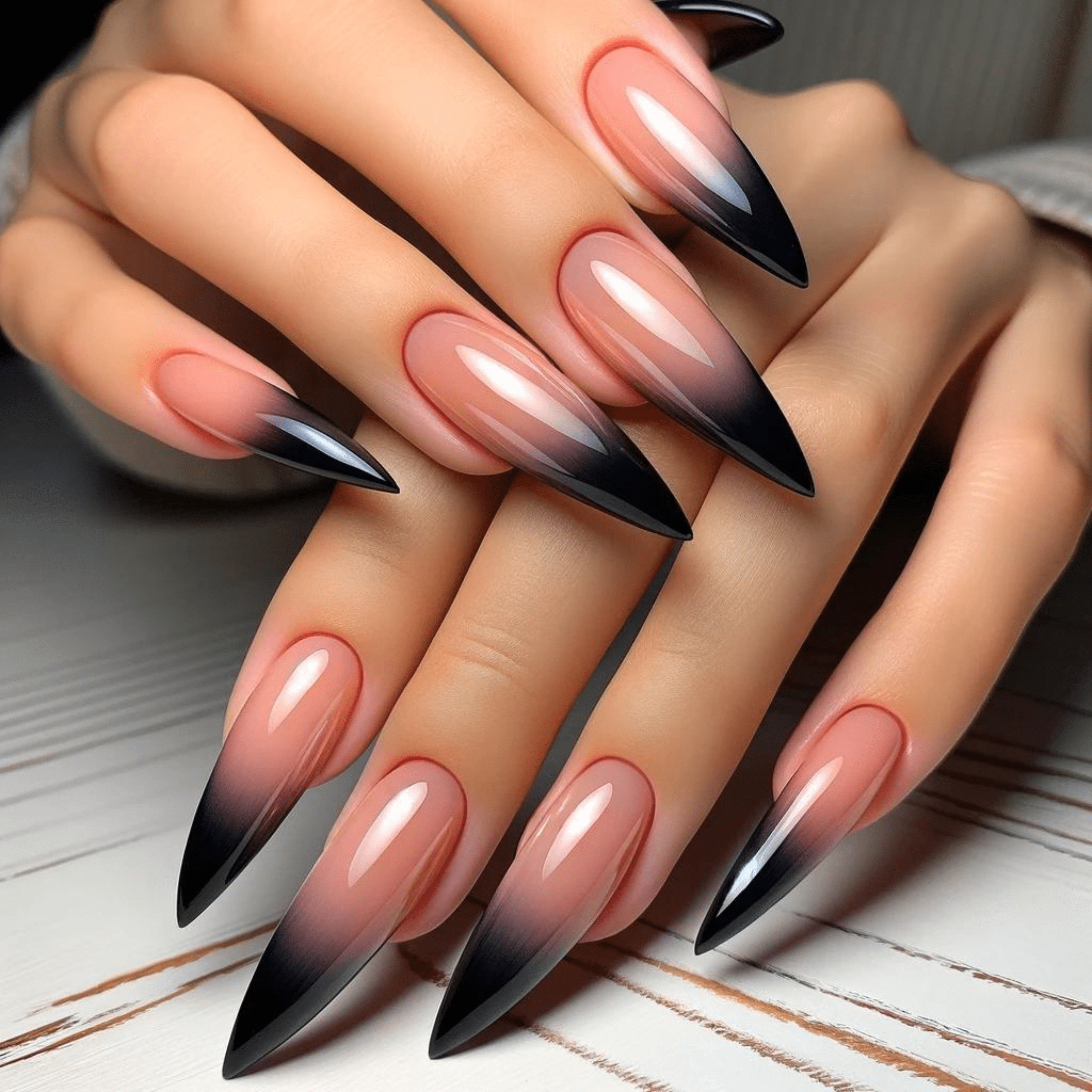 NABulous™ Clear Stiletto XL Soft Gel Nail Starter Kit | Professional Nail Kit | Extra Long XL Full Cover Nail Tips | DIY Manicure Essentials (Stiletto XL)