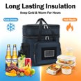 thumbnail image 2 of GYEUKHAM Tactical Lunch Bag,Insulated Lunch Box for Men,MOLLE Webbing Leakproof Insulated Large Cooler Expandable Dual Lunch Pail Women Adult Meal with Adjustable Shoulder Strap，Cyan, 2 of 9
