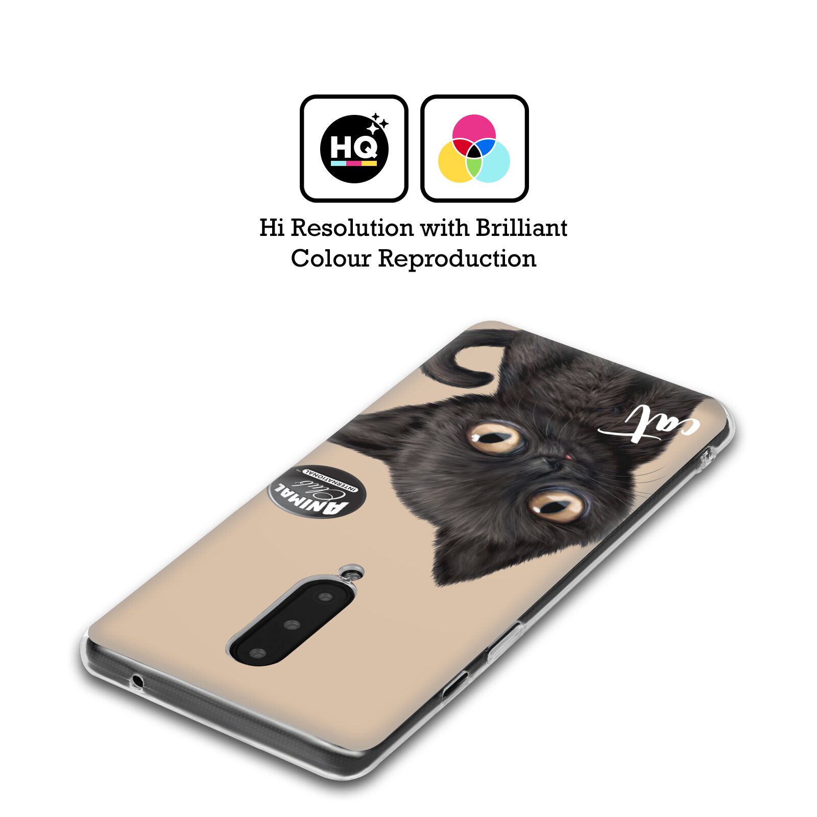 Head Case Designs Officially Licensed Animal Club International Faces Black Cat Soft Gel Case Compatible with Google Pixel 5 5G - image 2 of 7