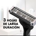 thumbnail image 5 of Rastrillo Gillette Prestobarba 3 Carbono con Carbón Activado y 3 Hojas, 8 pzas, 5 of 5