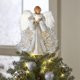 thumbnail image 4 of Árbol de Navidad ángel 2d, Árbol de Navidad ángel luminoso, Árbol de ángel luminoso, Área de estrella ángel con luces LED para la decoración estacional del árbol de Navidad e, 4 of 5